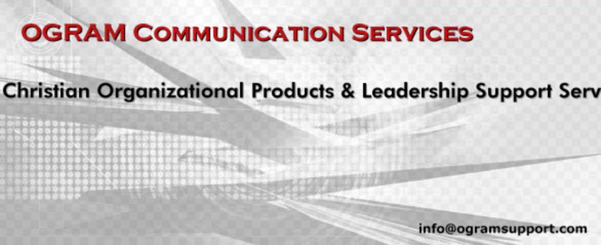 OGRAM Communication Services - Christian Organizational Products & Leadership Support Services